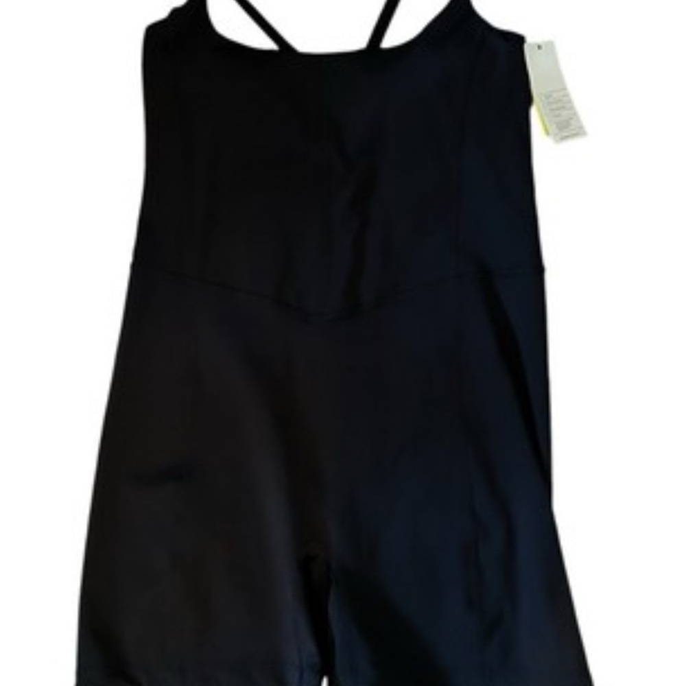 All In Motion Short Bodysuit Moisture Wicking Size XXL Suit Quick Dry Black